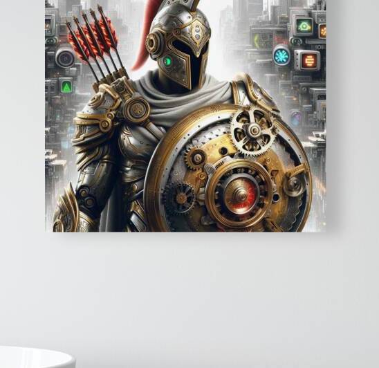 spartan steampunk red gamer 12 by KATHEO