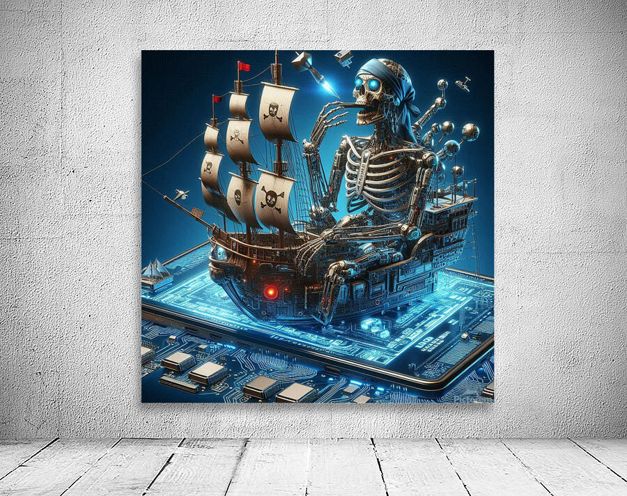 pirate web 3-4 Wall Preview