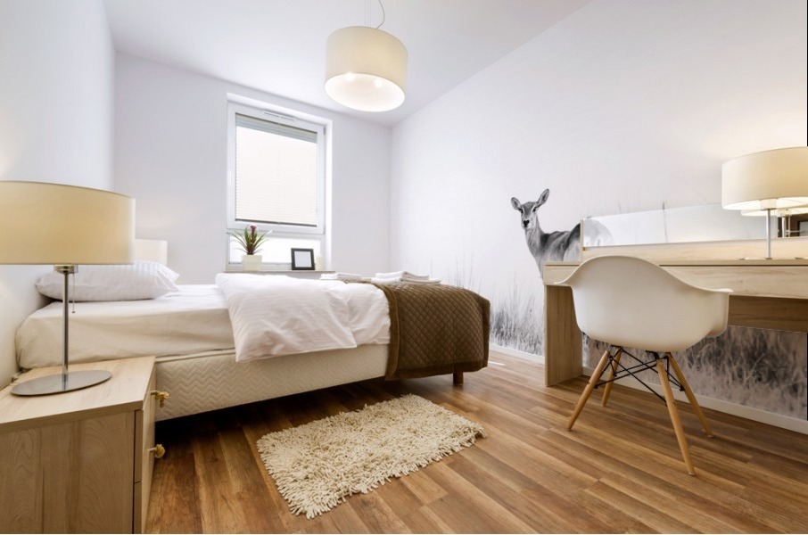 High Key with Lechwe Mural print