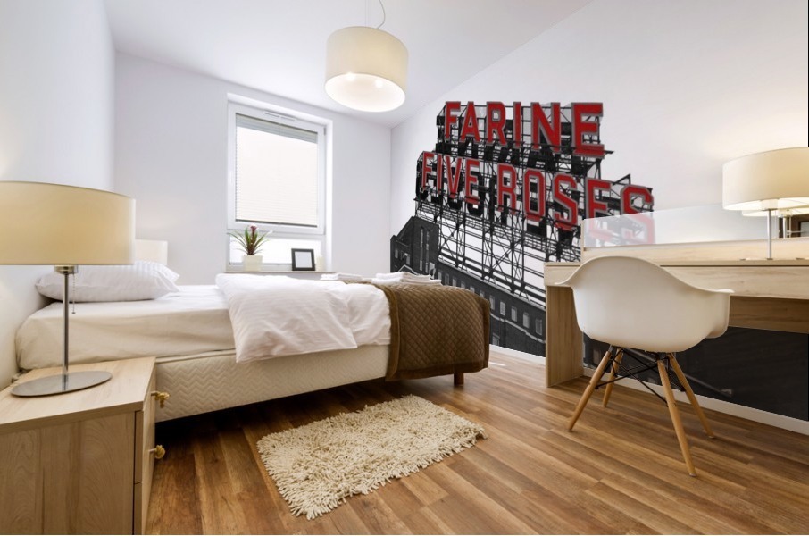Five Roses side Mural print