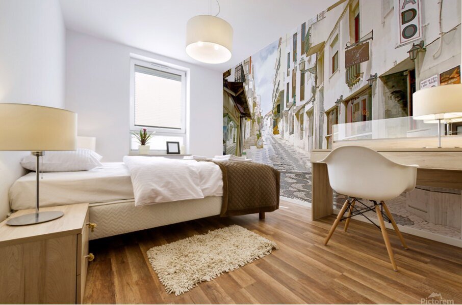 Lagos lunch2 Mural print