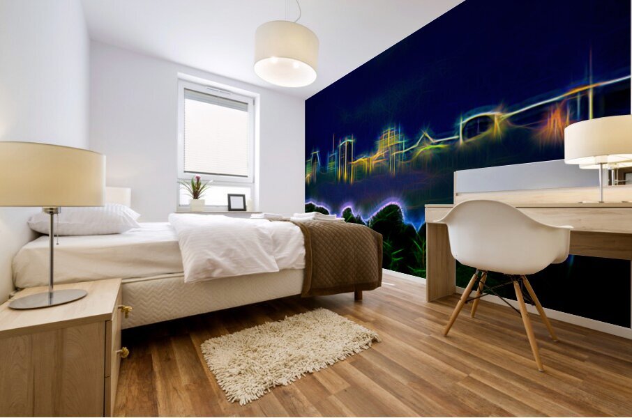 Wizard city Mural print