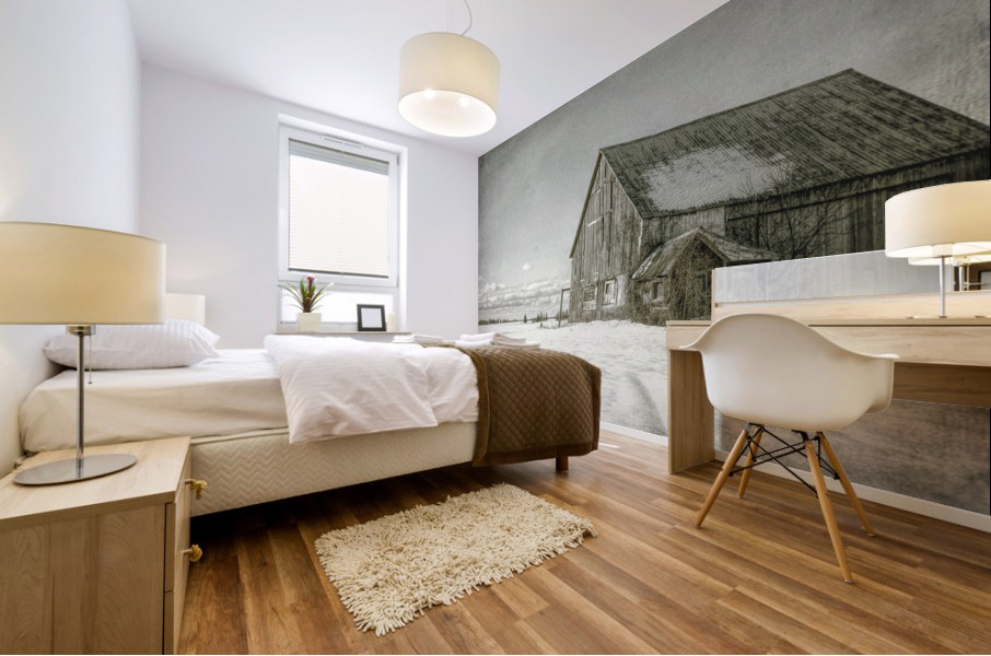 Grange grunge Mural print