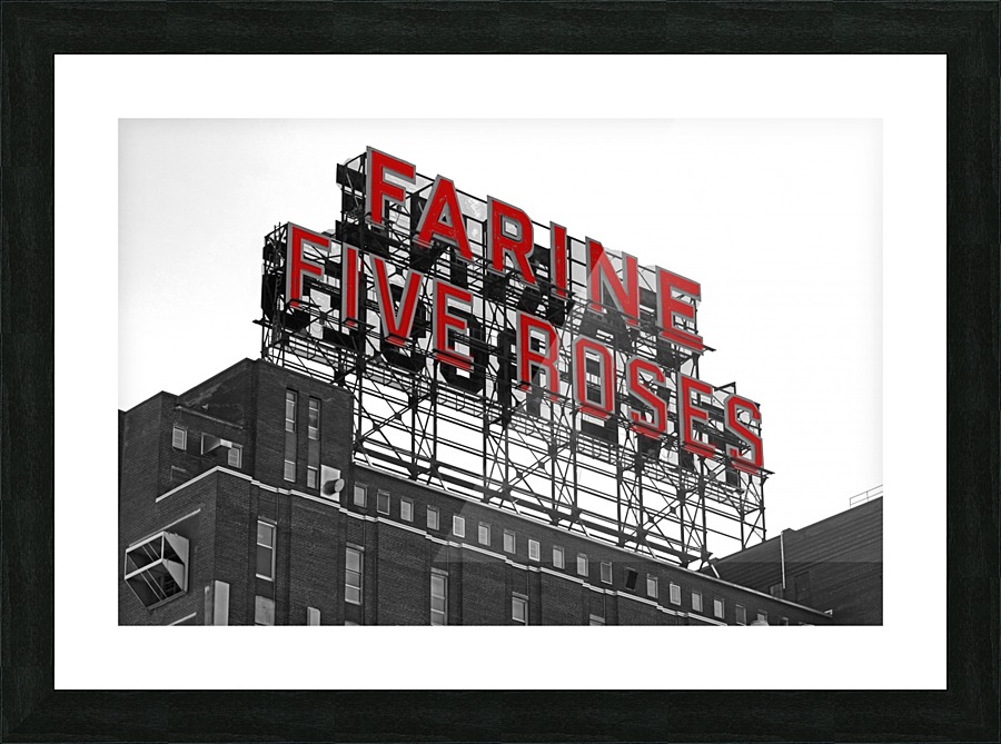 Five Roses side Picture Frame print