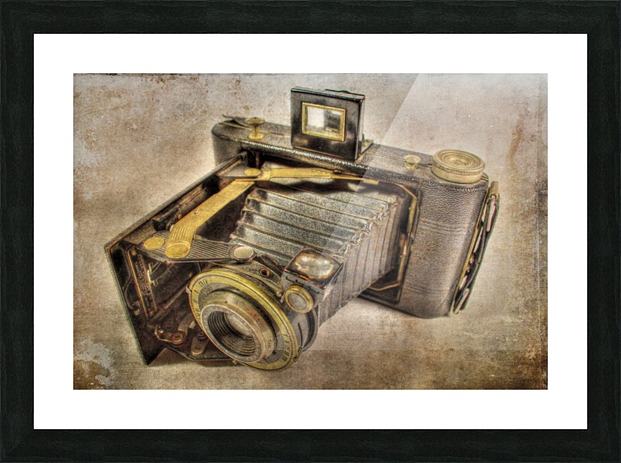 Vintage camera Picture Frame print