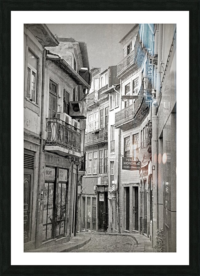 Porto01nb Picture Frame print
