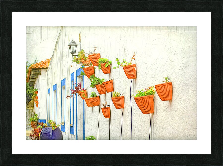 Pots03 Picture Frame print