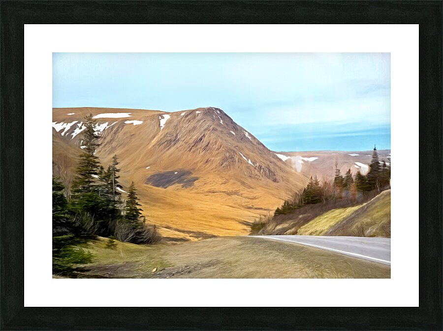 Mountainview Picture Frame print