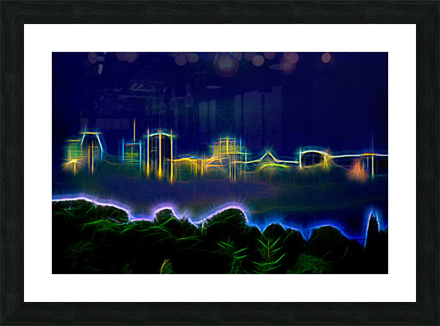 Wizard city Picture Frame print