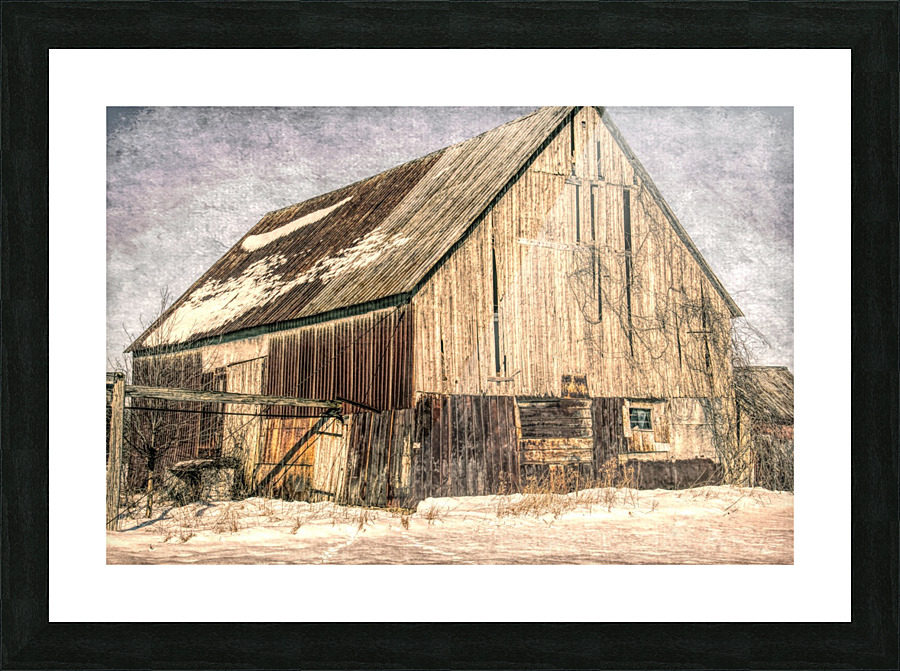 Grange rustique82 Picture Frame print