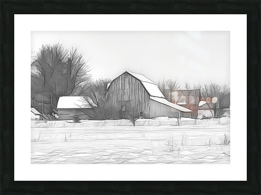 sketch 3 Picture Frame print
