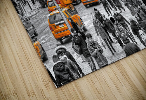 Times square bw Denis Brien puzzle