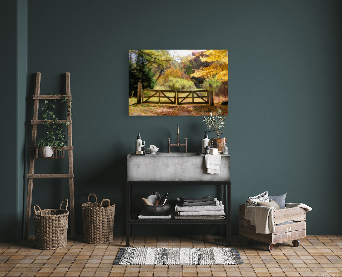 Autumn gate Reproduction