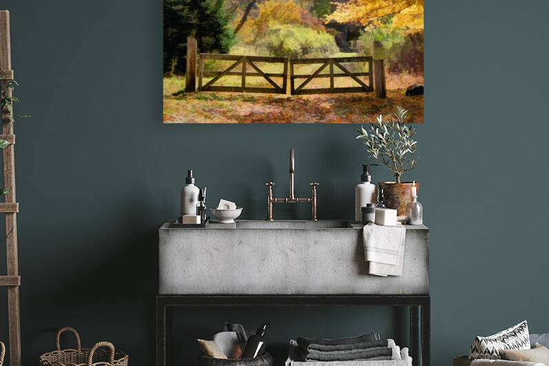 Autumn gate by Denis Brien