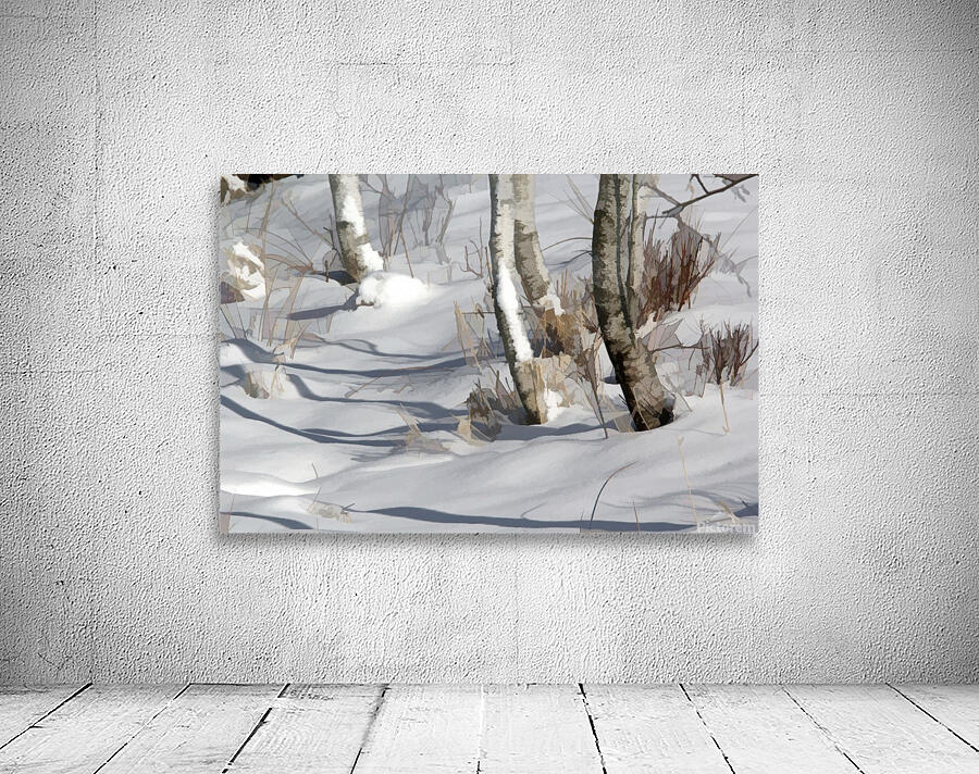 Bouleaux dhiver Wall Preview