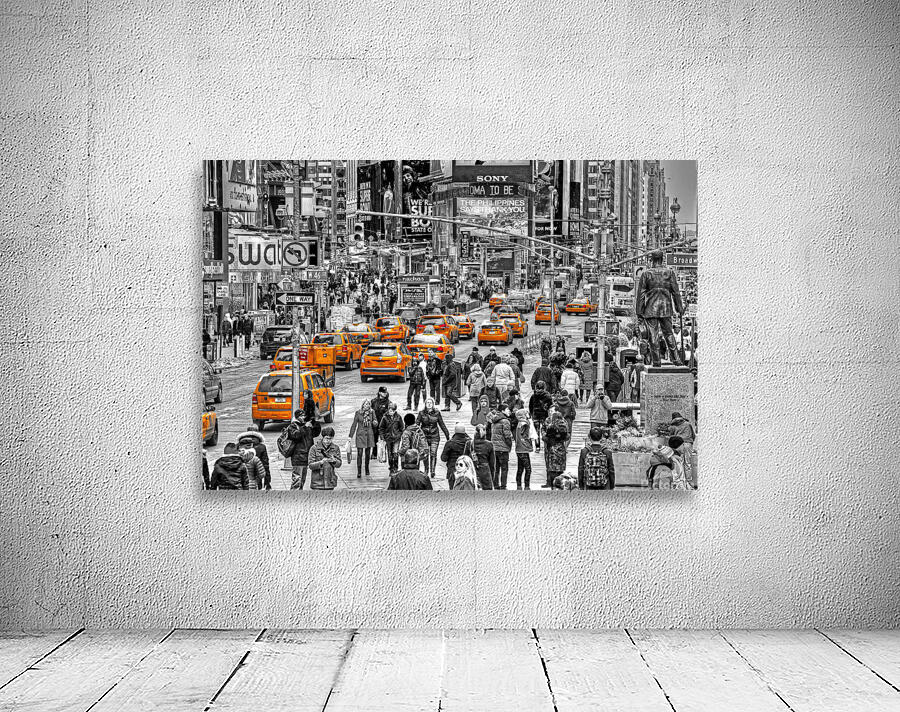 Times square bw Wall Preview