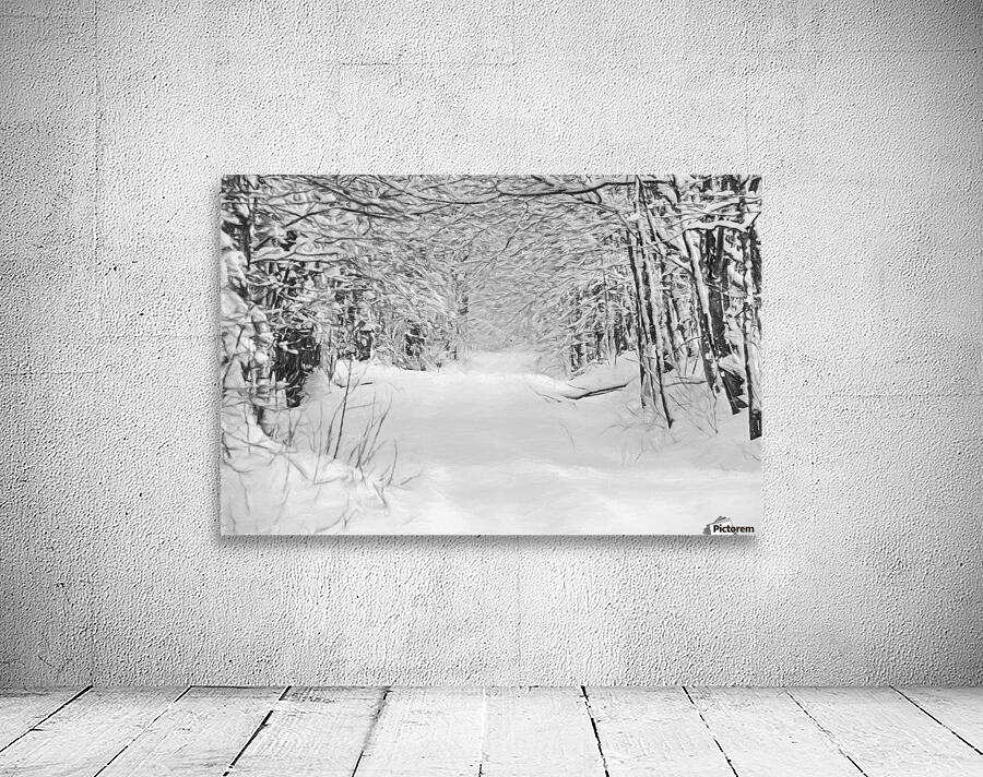 sentier de neige Wall Preview