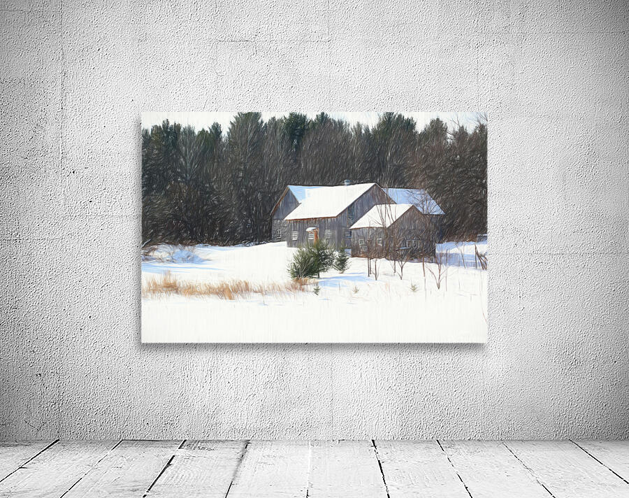 Grey barn Wall Preview