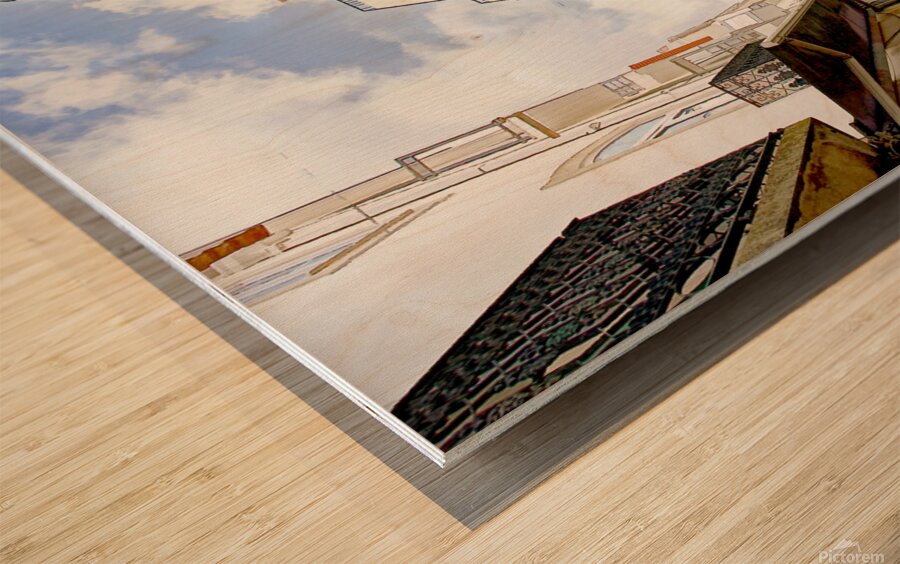 Lagos lunch2 Wood print