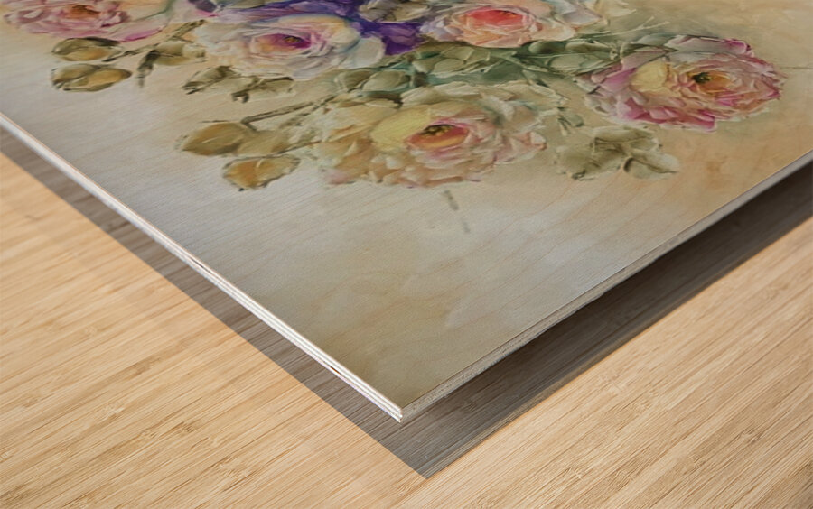 000001 Oil Painting Print 1 Wood print