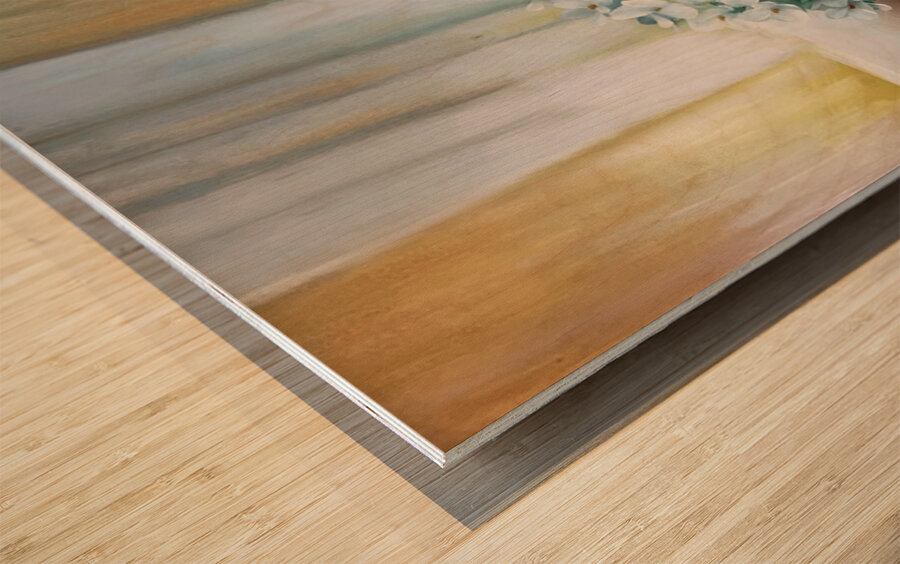 000002   Oil Painting Print 4 Wood print