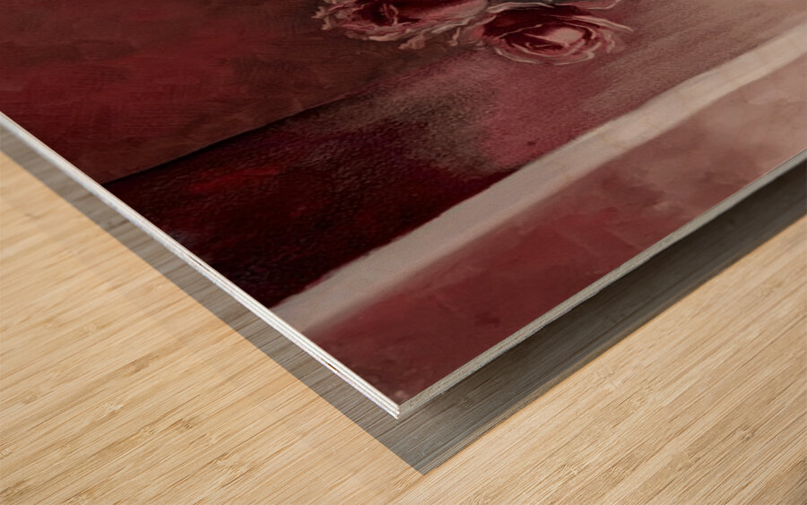 000013   Oil Painting Print 3 Wood print