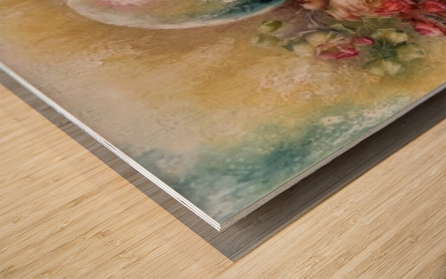 000020   Oil Painting Print 1 Wood print