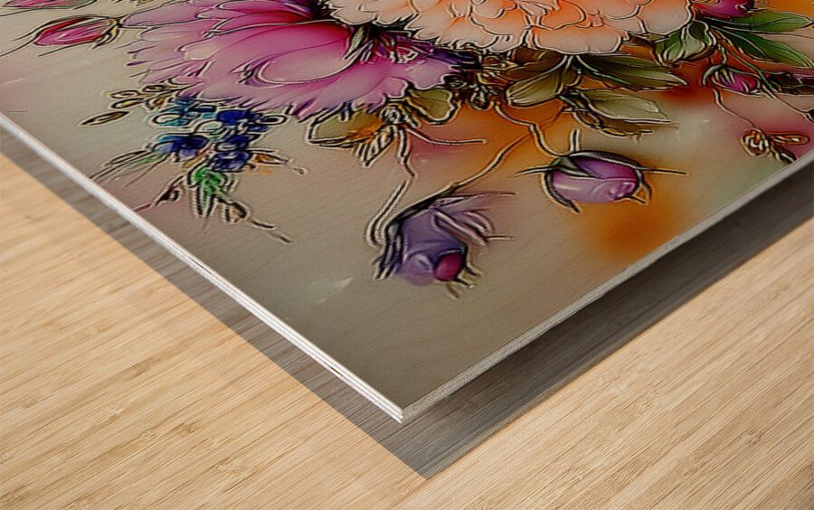 000054   Ai ART from My ART 4 Wood print