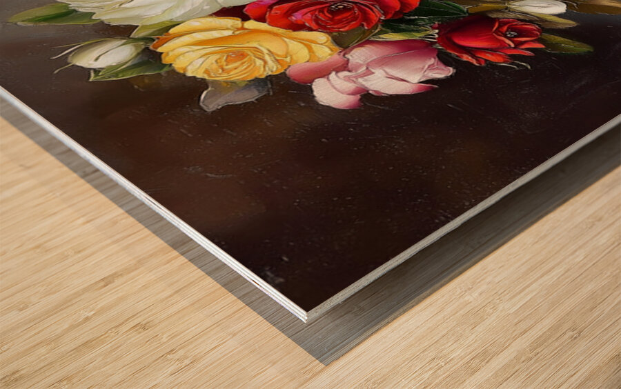 000070   New Version of My ART 1 Wood print