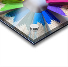 Pencil Crayon Rainbow Acrylic print