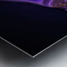 Purple Bulb Metal print