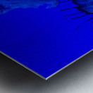 Indigo Jellyfish Metal print