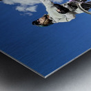 Cycling Reflection Metal print