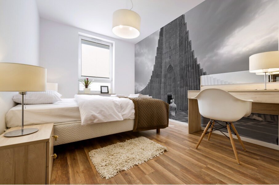 Hallgrimskirkja Mural print