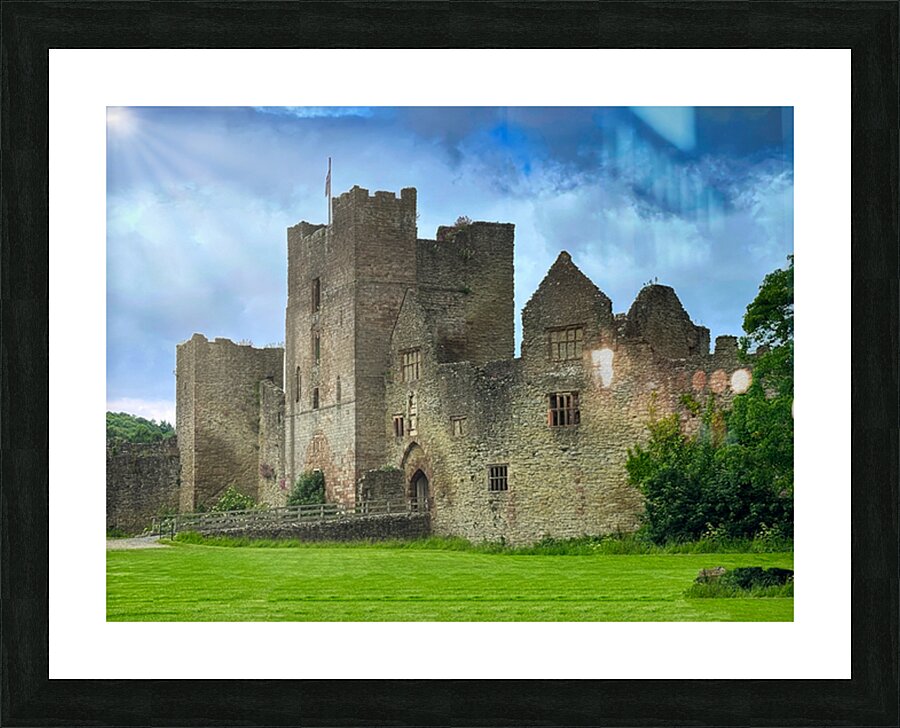 Ludlow Castle Picture Frame print
