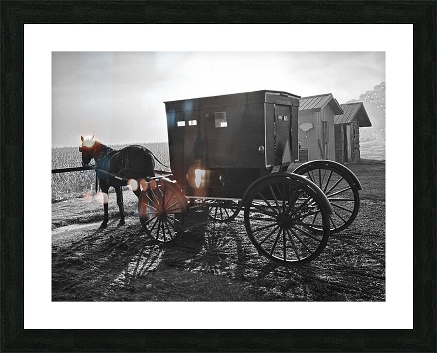Sunrise in Amish Country Picture Frame print