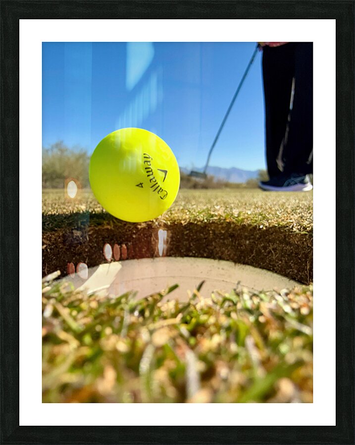 Sink the Putt Picture Frame print