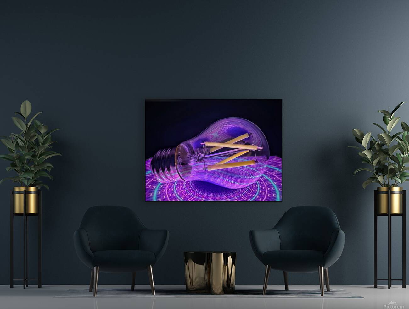 Purple Bulb Reproduction