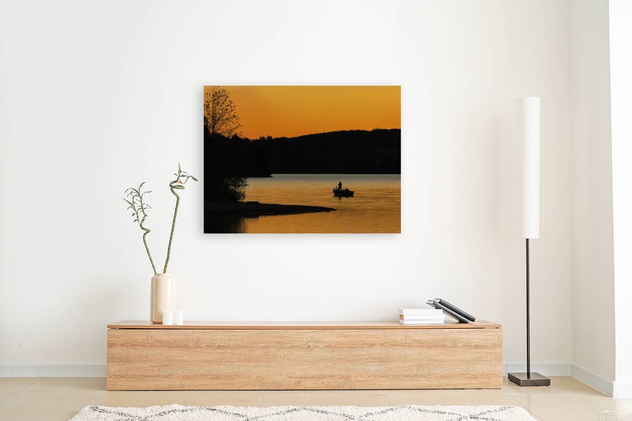 Sunset Fishing Reproduction