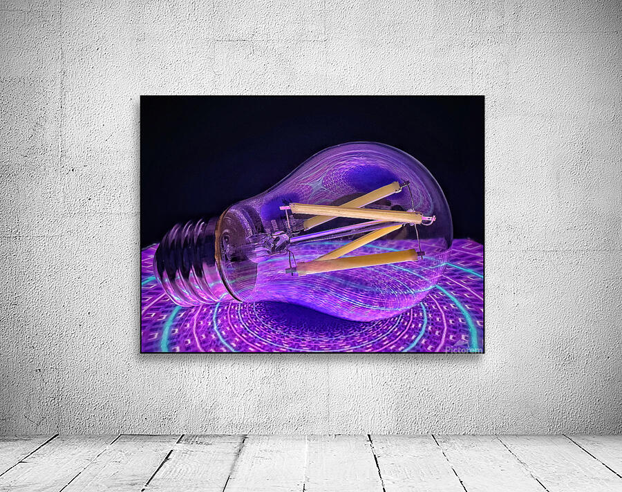 Purple Bulb Wall Preview