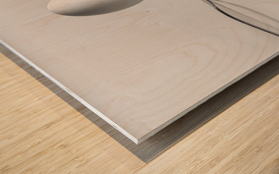 Fork Lift Wood print