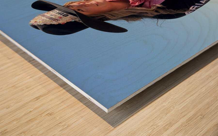 Rodeo Queen Wood print