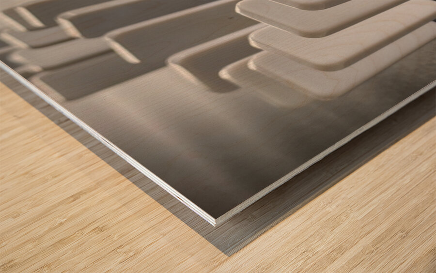 Lean On Me Wood print