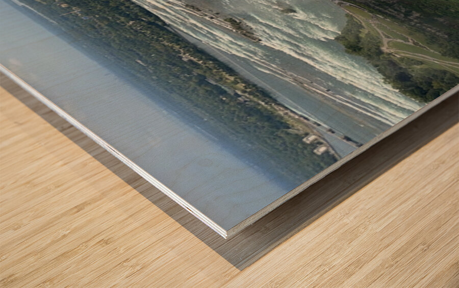 Niagara From Above Wood print