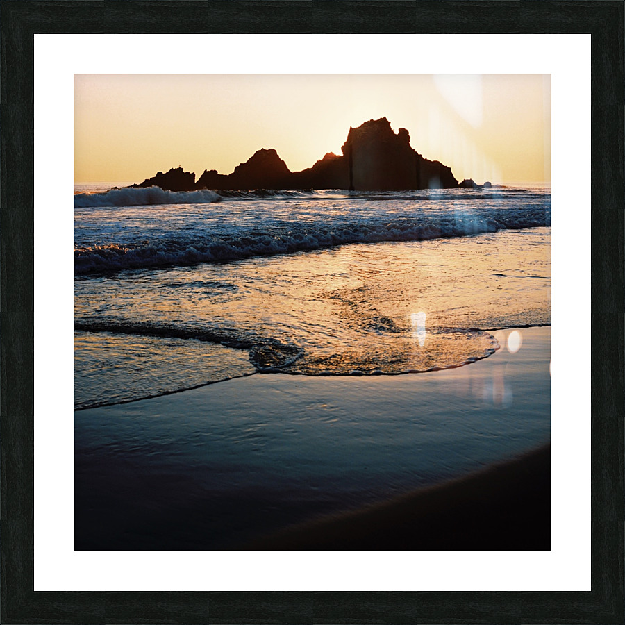 Sundown On Big Sur Picture Frame print