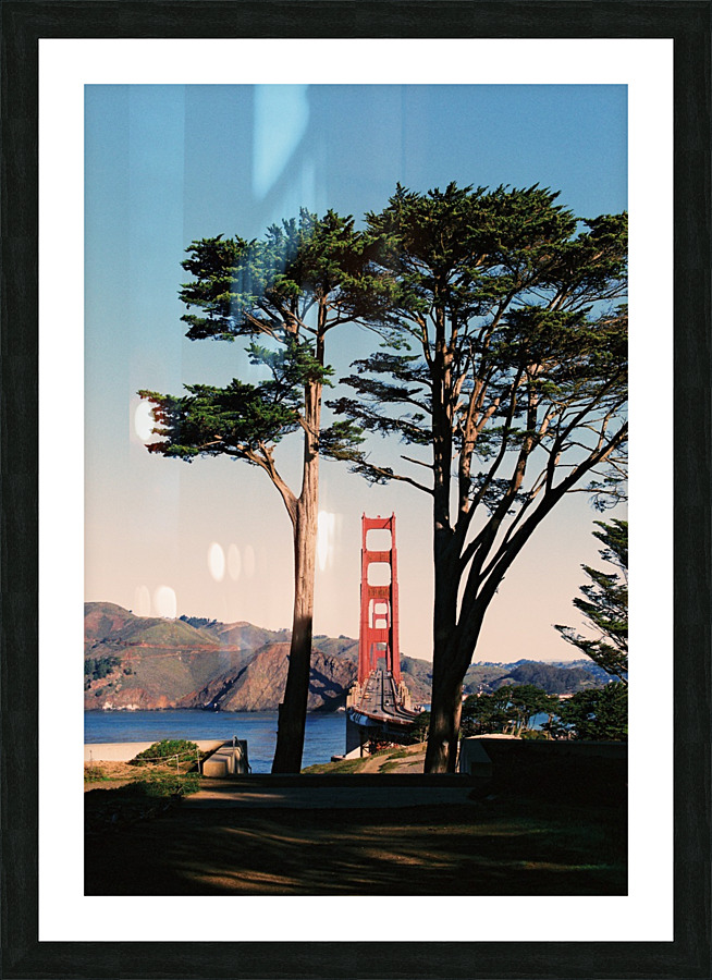 Golden Gates Picture Frame print
