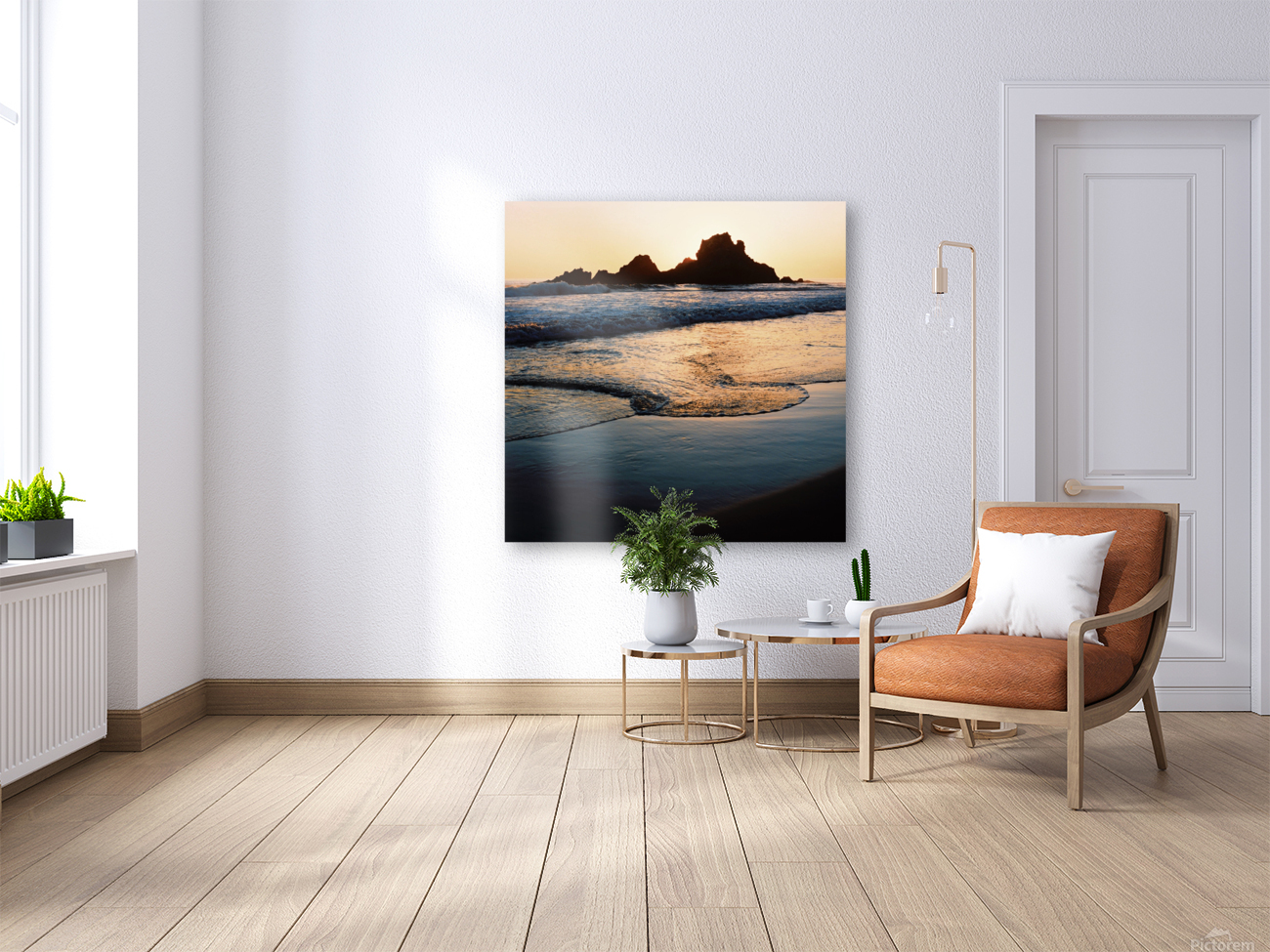 Sundown On Big Sur Reproduction
