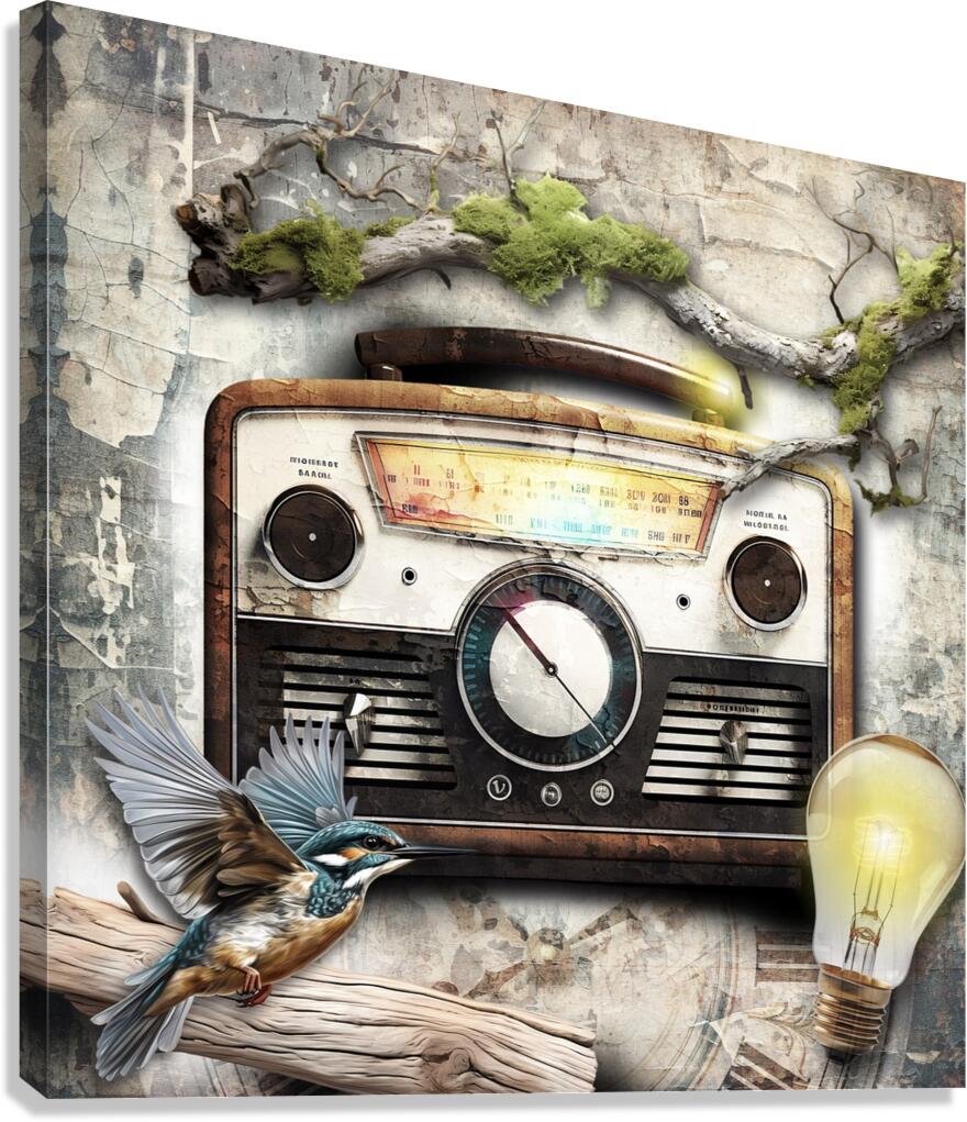 Radio Art 1 Canvas Print