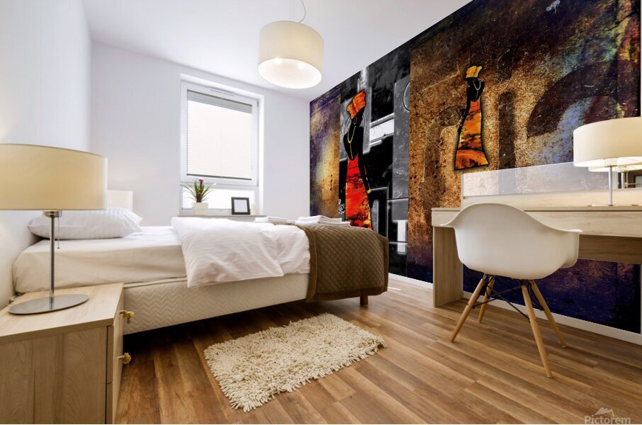 African art 28 Mural print