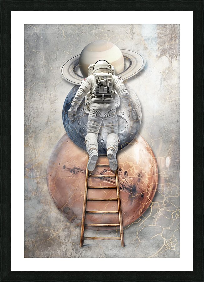 Astral 3 Picture Frame print